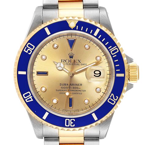 rolex submariner 16613 serti dial